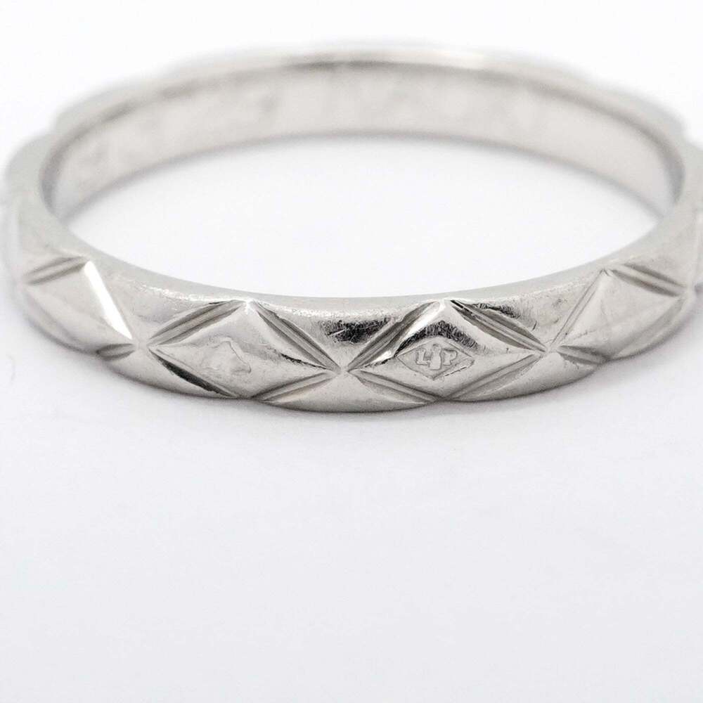 CHANEL Silver Diamond Ring - Picture 10 of 11